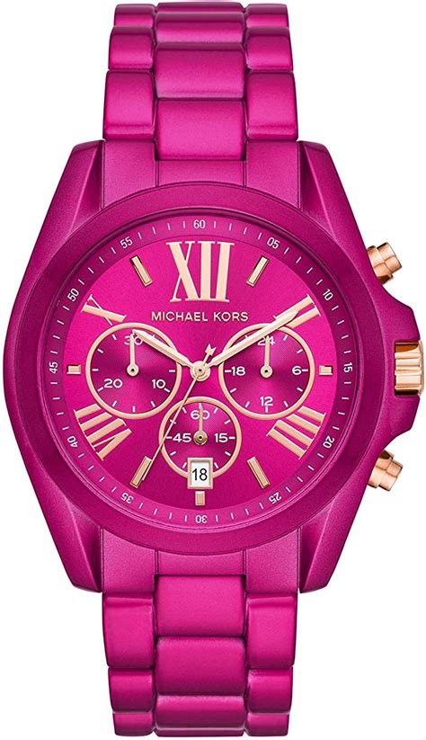 michael kors face watch|pink mk watch.